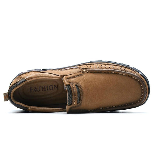 Men Shoes Genuine Leather Men Flats Loafers High Quality Outdoor Men Sneakers Male Casual Shoes