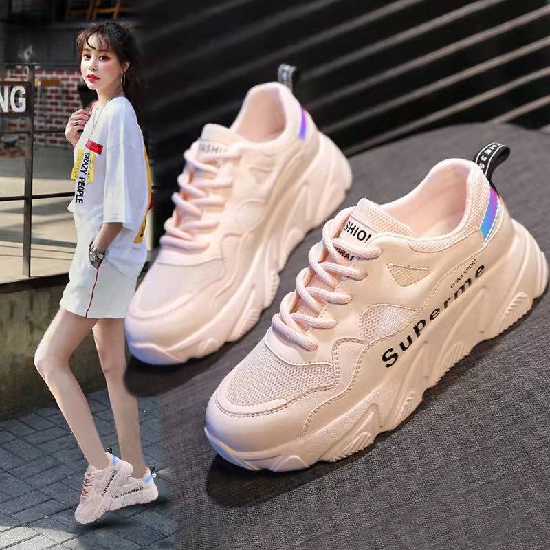 Sneakers Women Fashion Platform Shoes Basket Femme Shoes Womens Casual Female Trainers Dad Shoes