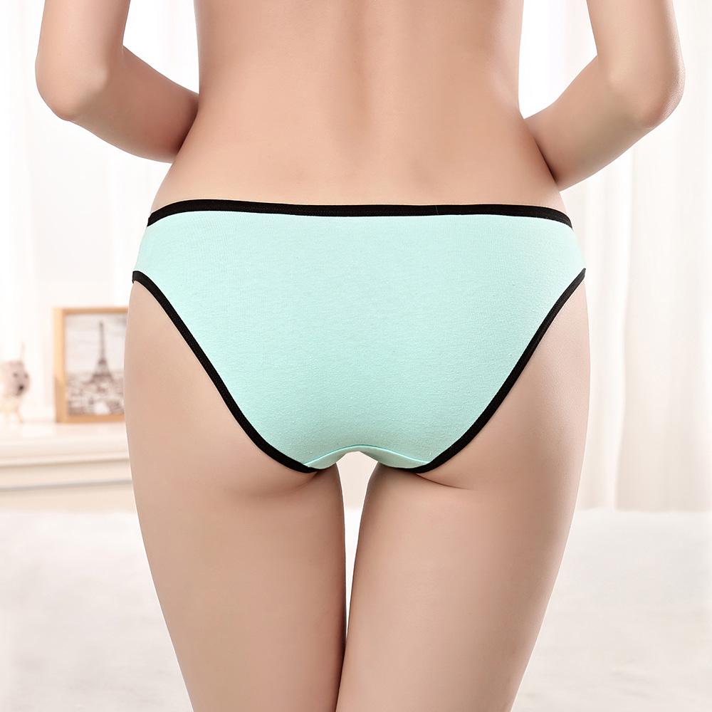 6 pcs/lot Woman Underwear Cotton Briefs Sexy Panties Low Rise Intimates Lingerie for Women