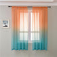 Curtain Gauze Anti-mosquito Fly Linen Gauze Printed Curtain Bay Window Balcony Household Room Partition Curtain Bedroom Perforated Curtain