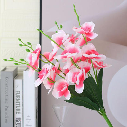 Phalaenopsis Simulation Flower Fake Flower Orchid Dining Table Flower Living Room Coffee Table Porch Furnishings Decorative Floral Ornaments