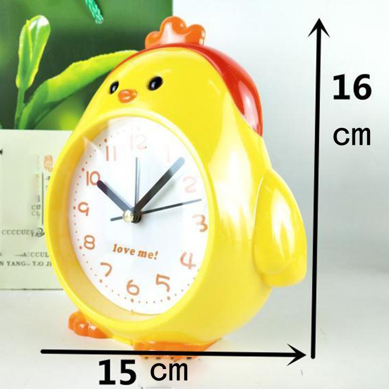 Alarm Clock Cartoon Chick Owl Gift Clock Clear Big Characters Cute Bedside Children Student Alarm Clock