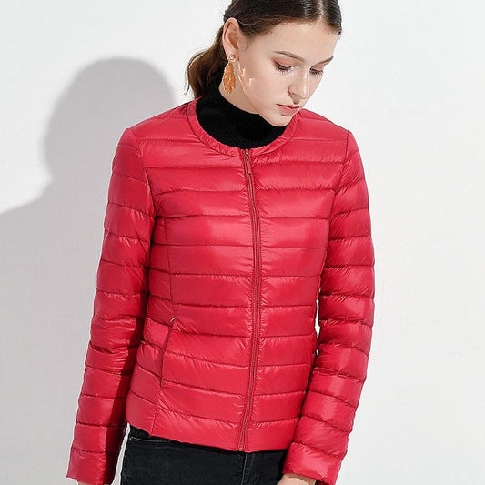 Down Jacket Winter Woman's Cotton Clothing Woman's Winter Long Sleeve Warm Jacket Fashion Large Size