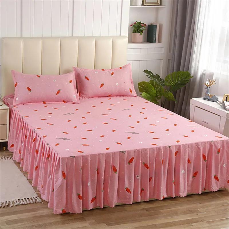 Twill Mattress Cover One-piece Double Bed Non-slip Bed Sheet Simmons Protective Cover Bed Cover Dust Cover