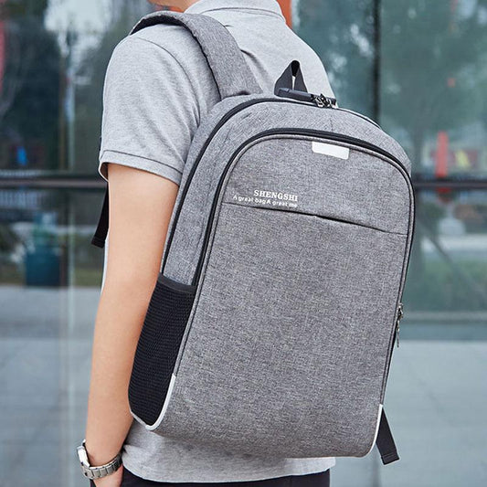 Fashion Man Laptop Backpack Usb Charging Computer Casual Style Bags Large Business Travel Backpack