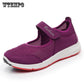 Women's Casual Running Breathable Woven Mesh Fabric Flat Shoes