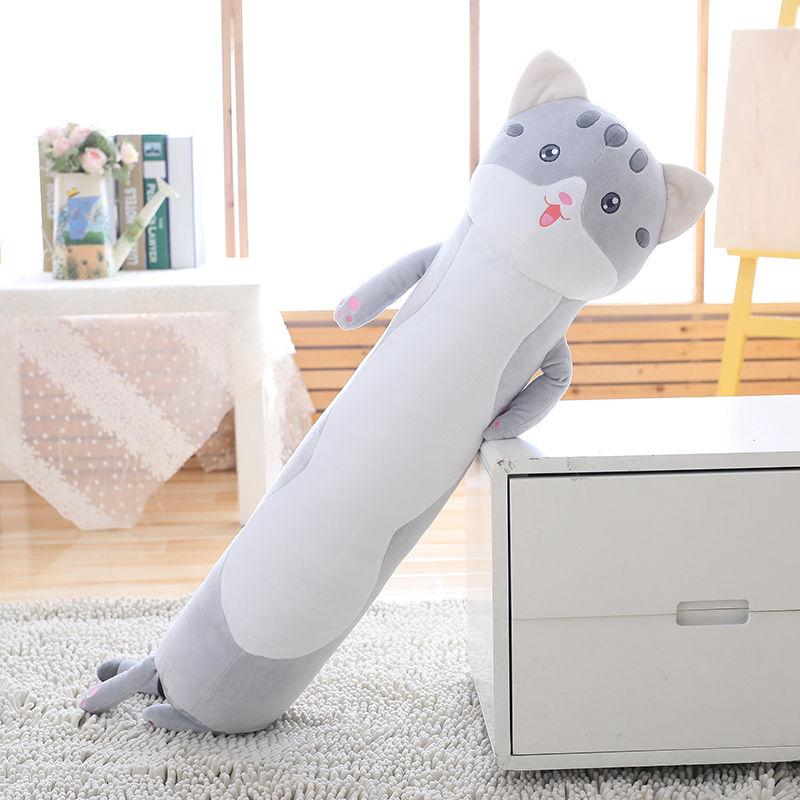 Long Strip Pillow Cylindrical Plush Sleeping Pillow Removable Washable Bed Sleeping Pillow