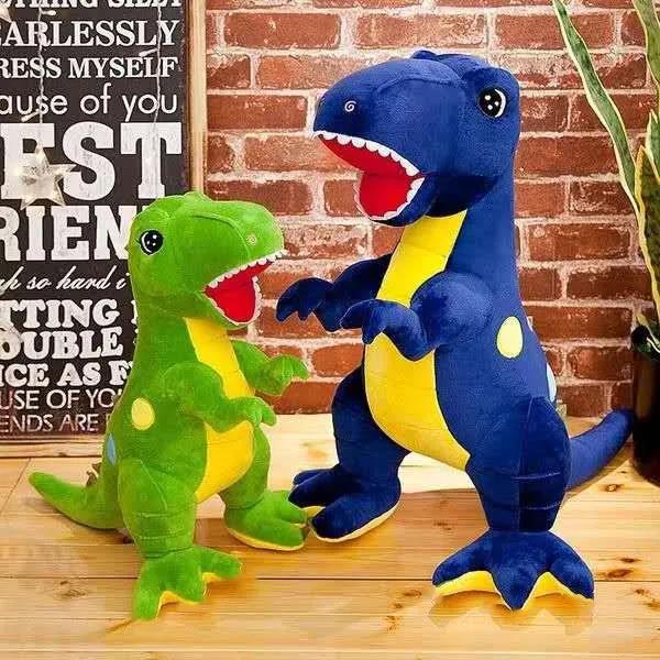 Lovely Dinosaur Plush Toy Tyrannosaurus Doll Dinosaur Egg Toy Soft Sleeping Pillow Doll Boy Girl Children's Birthday Present