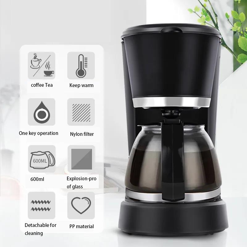 Drip Coffee Machine Drip Filter Heat Preservation American Tea Office Tea Machine Home Espresso Machine Automatic Coffee Maker