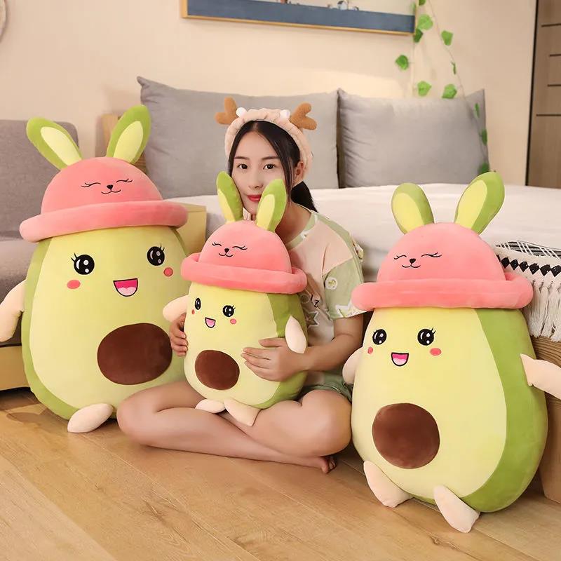 Plush Toy Fruit Pillow Avocado Pillow Doll Plush Toy Ragdoll