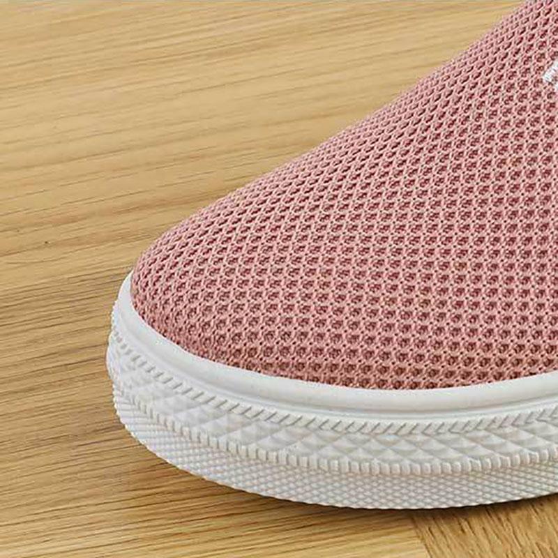 Women's Net Shoes Trend Breathable Mesh Summer Leisure Non-slip One-step Old Beijing Cloth Shoes