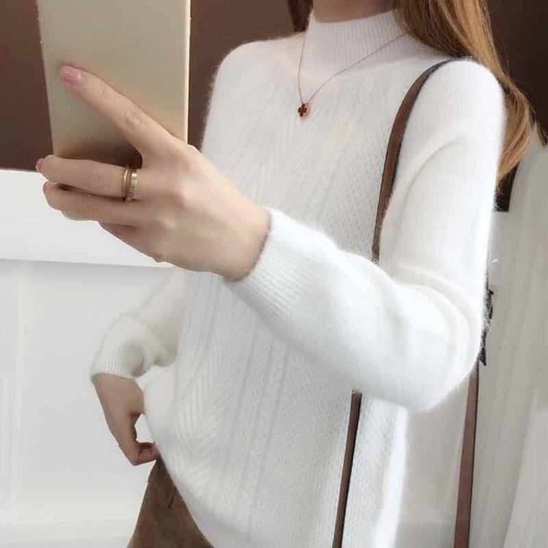 Cashmere Sweater Women Turtleneck Women's Plus Size Knitted Winter Women Warm Sweaters Female Jumper