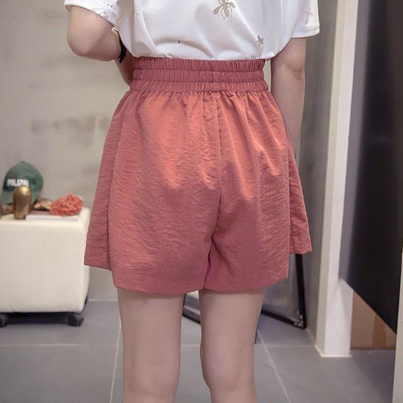 200 Kg Can Wear Large Size Wide-leg Shorts Female Summer Loose High-waist Shorts Female Students Casual All-match Pants