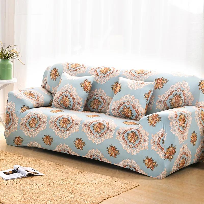 1/2/3/4 Seaters Flowers Sofa Covers Elastic Stretch Settee Couch Slipcover Protector Home Decor