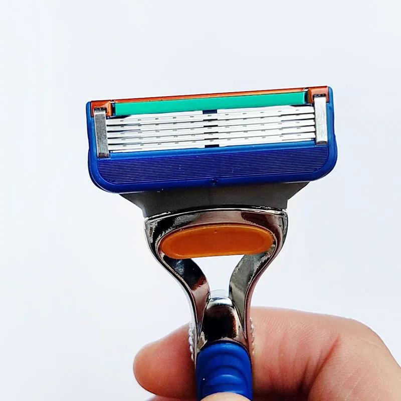 Men's Manual Razor Old-fashioned Razor Manual Double-sided Knife Holder 5-layer Induction Blade