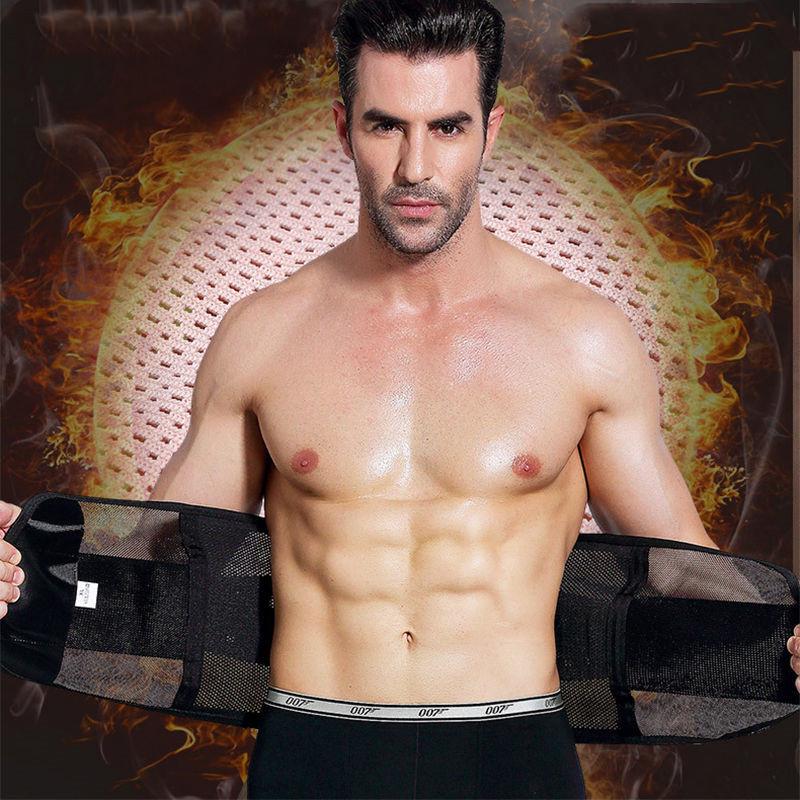 Waist Belt for Men Male New Abdomen Fat Burning Girdle Belly Body Sculpting Shaper Corset Cummerbund