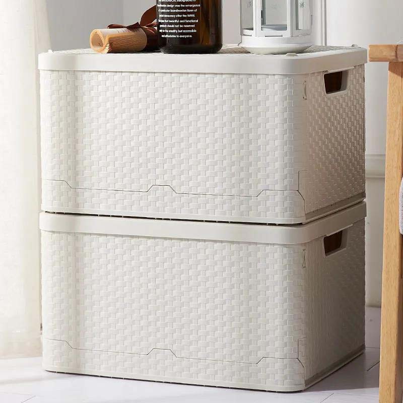 Foldable Storage Box Plastic Student Book Book Storage Box Household Item Finishing Storage Box