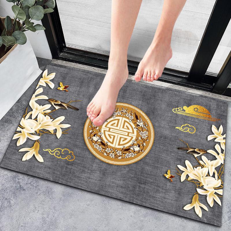 European Geometric Carpet Entrance Door Mat Living Room Anti-slip Carpet Absorbent Bath Mat Kitchen Rug Welcome Mats for Front Door