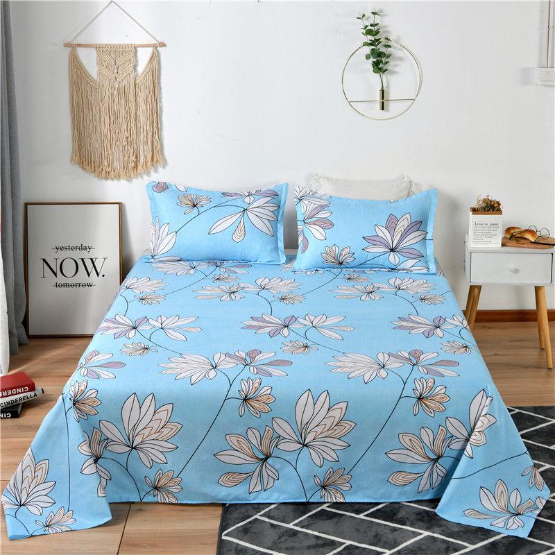 Noble Atmosphere Printing Three-piece Cover Sheet Pillowcase Bedding Large Size Bedding Set Cotton Fabric Can Be Machine Washed