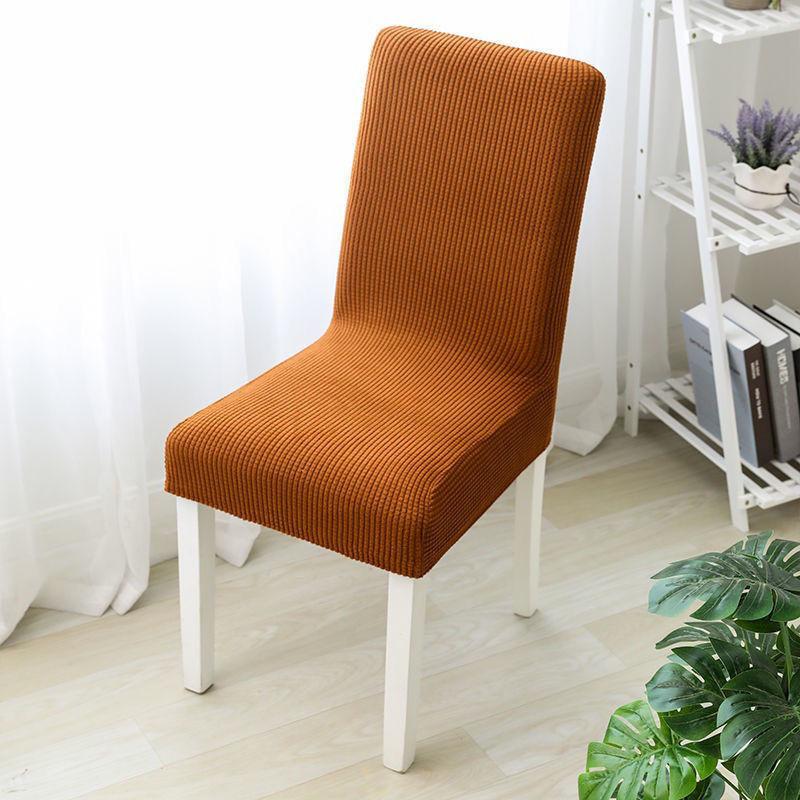 1PC Dining Chair Cover Jacquard Spandex Slipcover Protector Case Stretch for Kitchen Chair Seat Hotel Banquet Elastic