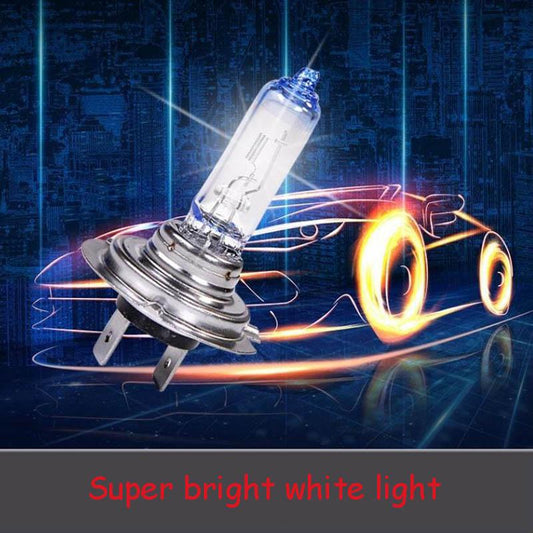 2pcs Car Bulb Headlight Super Bright Polymer Halogen Bulb 12V 55W/100W H1 H3 H4 H7 9005 Xenon Lamp High-light Low Light White Light