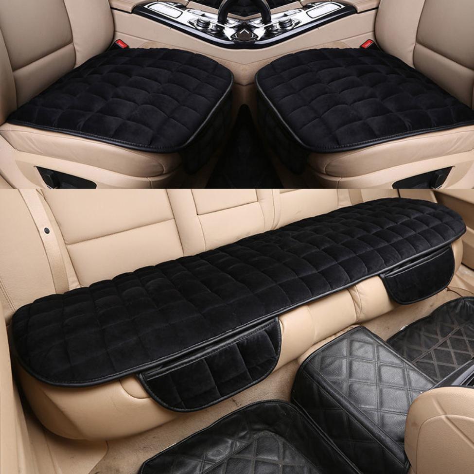 Car Seat Cushion Warm Cotton Pad Car Blanket Cushion Universal Single-piece or Three-piece Seat