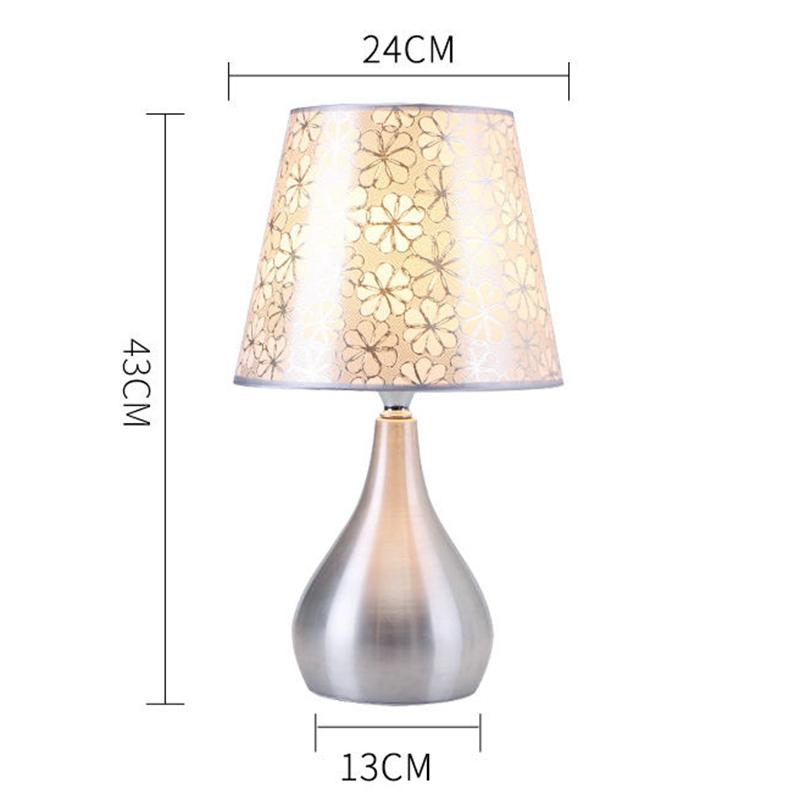 Simple and Modern Table Lamp Bedroom Bedside Lamp Creative Romantic Warm Home Dimmable Bedside Counter Lamp Home Decoration