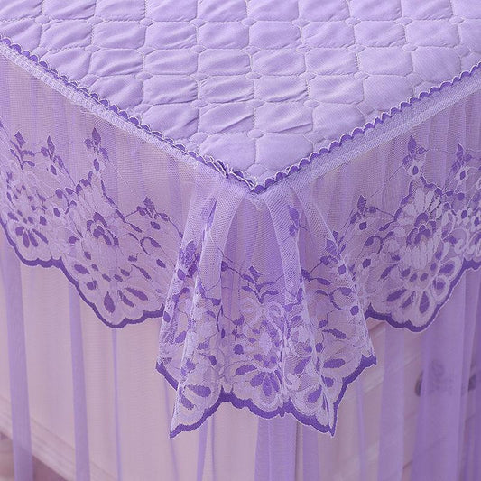 Thickened Bedside Table Cover Lace Fabric Floor-to-ceiling Dust Cover Bedroom Bedside Table Cover Cover Multi-purpose Universal Cover Towel