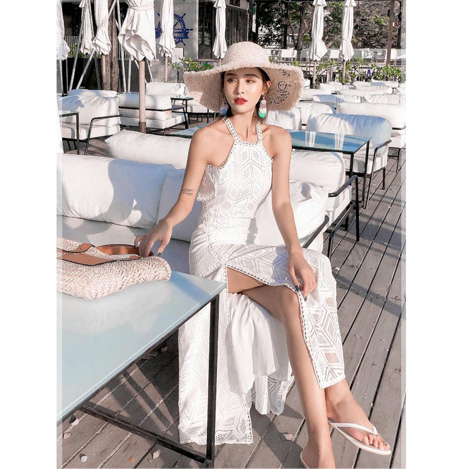 Women Summer Dress Sleeveless Holiday Off Shoulder Dress Maxi Long Causal Party Beach Boho Dresses