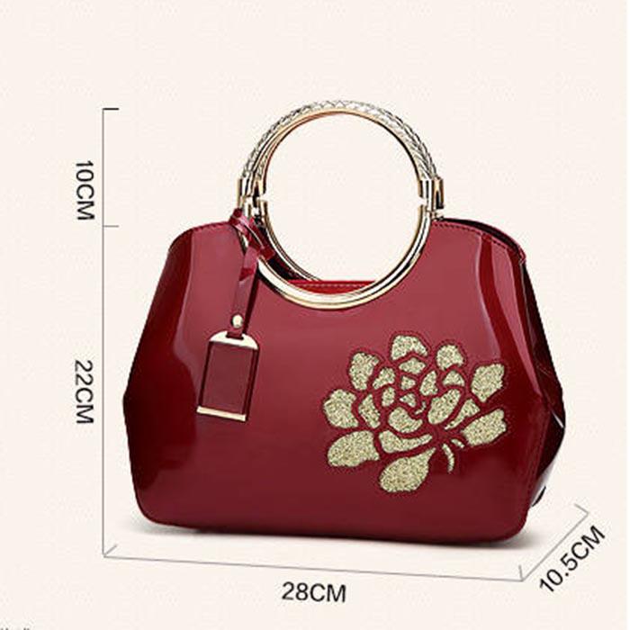 Fashion Patent Leather Handbags Bright Ladies Bag Shoulder Diagonal Designer Bags Hand Bags