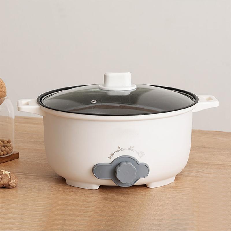 Electric Heating Pot Multi-function Wok Mini Electric Pot Household Electric Skillet Non-stick Pot One