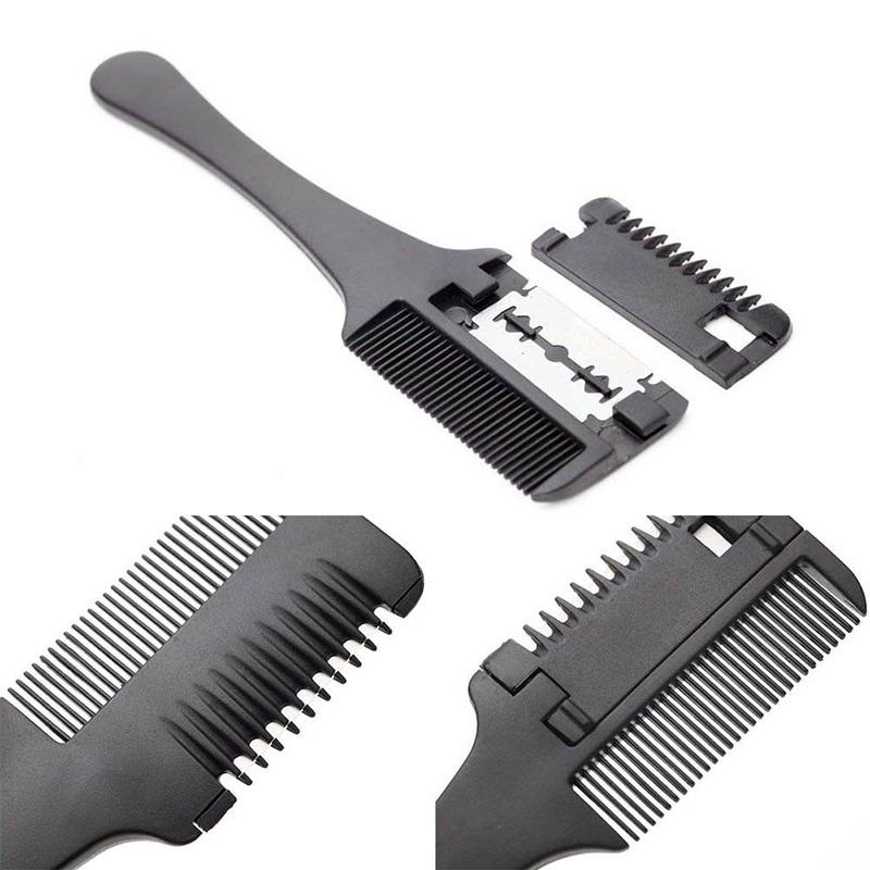 Double Sided Hair Shaper Razor Comb Salon Hairdressing Hair Thinning