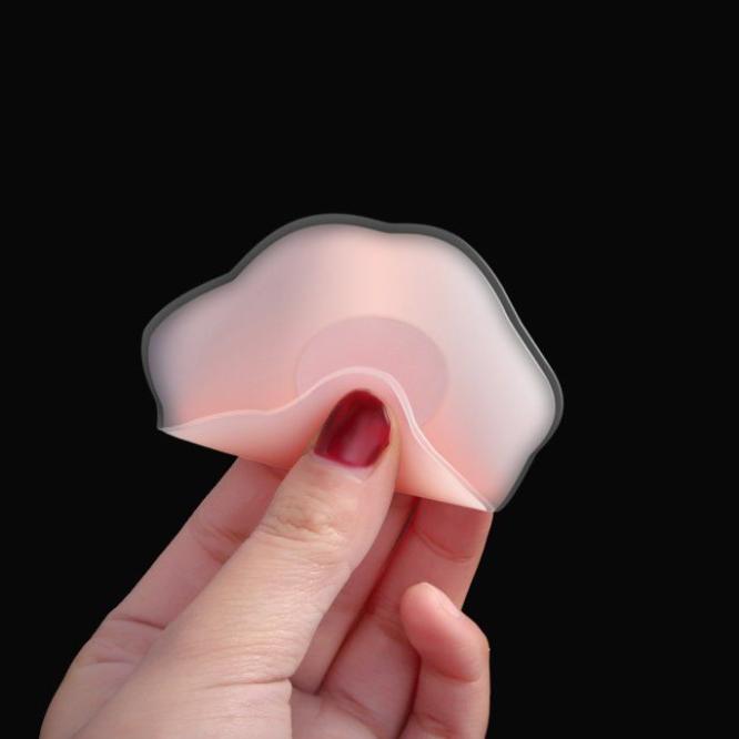 6 Pairs Self-adhesive Silicone Breast Nipple Covering  Breast Covering Invisible Bra Natural Color One Size Nipple Sticker Underwear