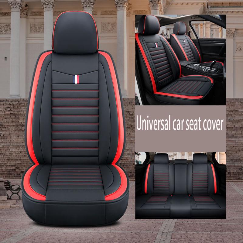 Universal 5 set Auto Seat Cushion Leather 5 seats Universal Car seat cover Waterproof Car Seat Cover