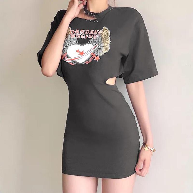 Sexy Bodycon Mini Dress 2021 Summer Beach Dresses Short Sleeve Ruched Fashion Women Dress New