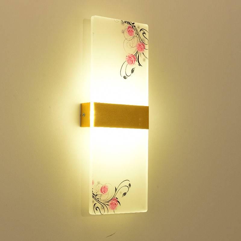 LED Wall lamp living room background bedroom corridor aisle wall lamp stairwell lamp bedside lamp