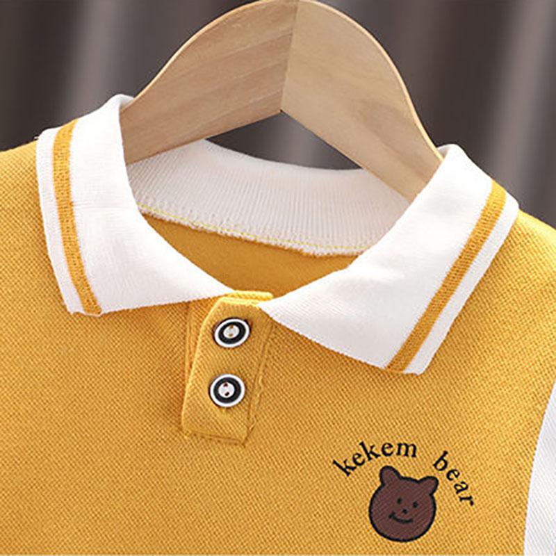 Boys and Girls Autumn Suits Baby Children's Spring and Autumn Long-sleeved Sweater Two-piece Set Baby Clothes