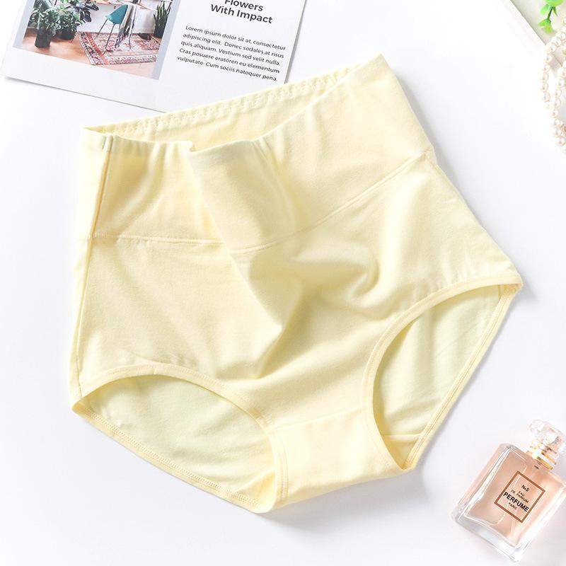 4Pcs/Set Girl's Seamless Underpants Women's Breathable Skin-friendly Panties High-waist Comfortable Cotton Crotch Briefs