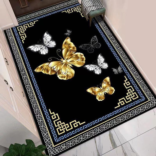 Light Luxury Printed Carpet Entrance Door Floor Mat Porch Floor Mat Door Non-slip Mat Bedroom Coffee Table Kitchen Mat