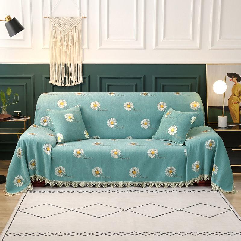 Simple Sofa Dust Cover Four Seasons Universal Universal Cover Sofa Cover Blanket Thick Non-slip Cloth Dustproof Sofa Towel Sofa Cushion