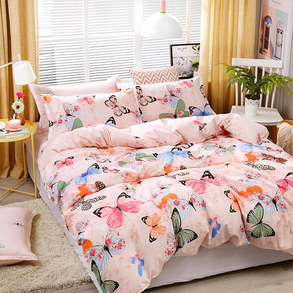 Simple Style New Bedding Set 3pcs/4pcs Children Printing Duvet Cover Set