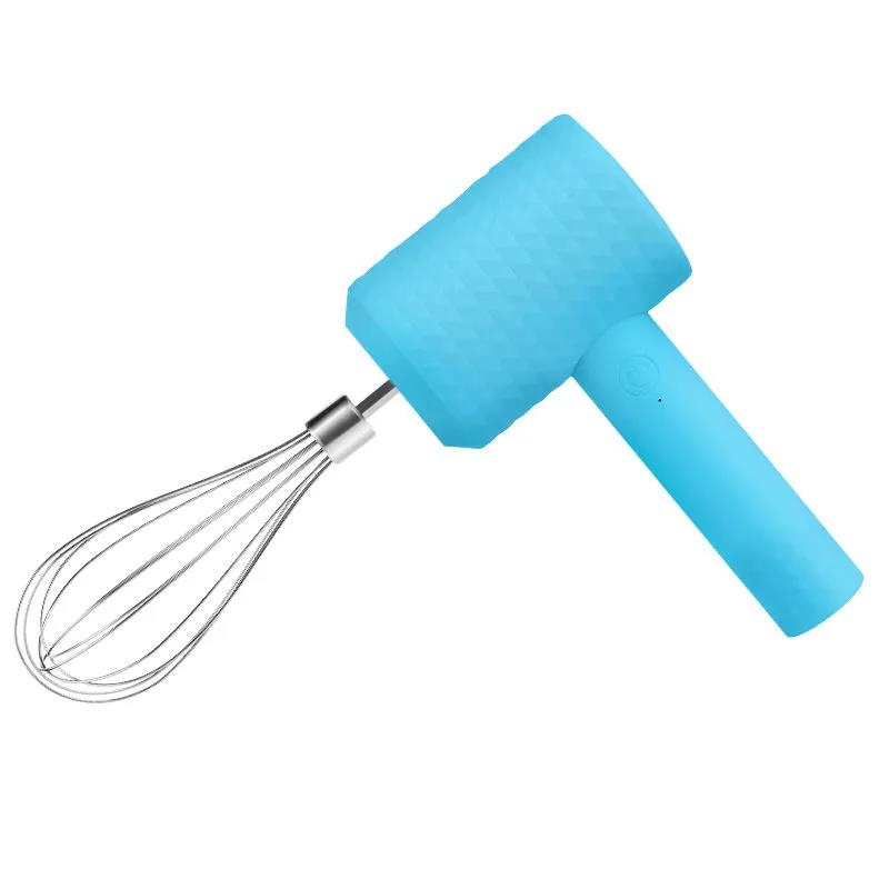 Electric Whisk Handheld Household Rechargeable Cake Baking Tool Wireless Whisk Cream Mixer