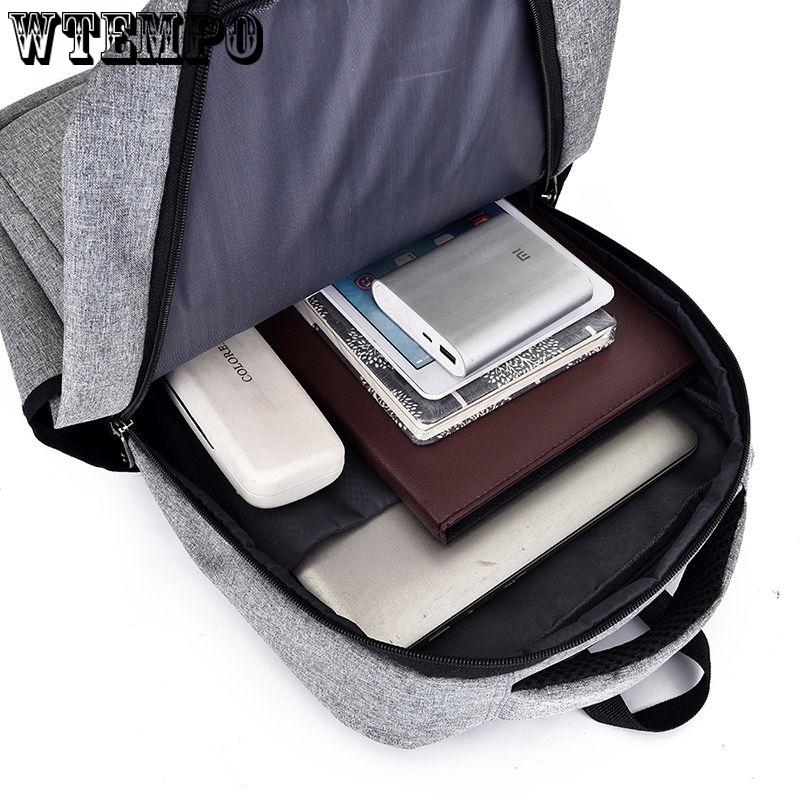 Fashion Zipper Open Bag Men's BackPack Laptop High Quality Designer Male Business Classic Bags