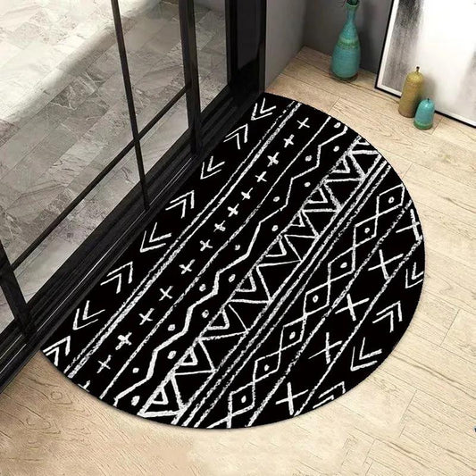 Semi-circular Entry House Home Household Foot Pedal Door Bed Door Anti-skid Pad Simple Wind Blanket