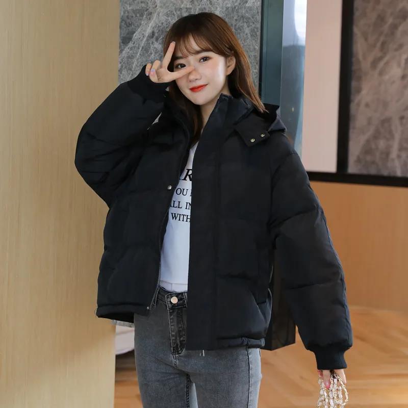 Down Padded Jacket 2021 Cotton-padded Jacket Korean Version of Loose Bread Coat Women's Winter Coat Short Small Padded Jacket