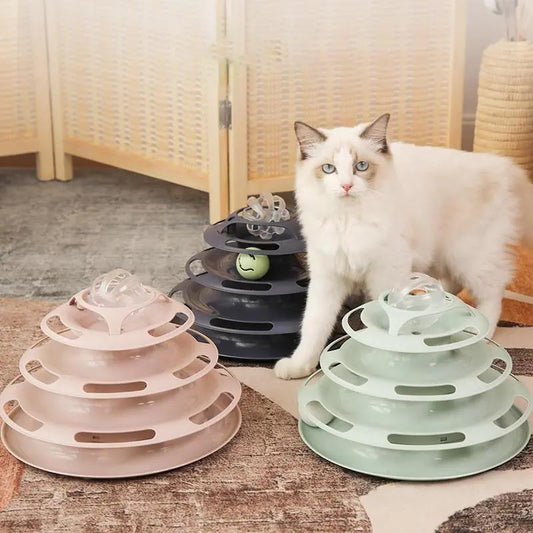 Cat Toy Self-healing Cat Turntable Ball Cat Relieves Boredom and Bite Resistance To Make Cats Artifact