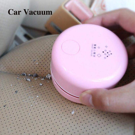 Desktop Vacuum Cleaner Mini Cleaning Machine Portable Strong Suction Rubber Dust Confetti Soot Keyboard Desktop Cleaner