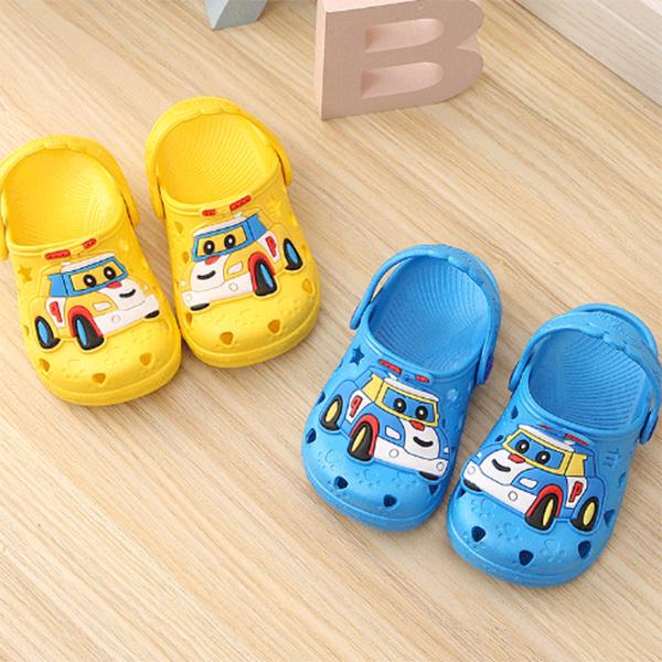 Car Children's Hole Shoes Baby Sandals and Slippers Children's Slippers Boys and Girls