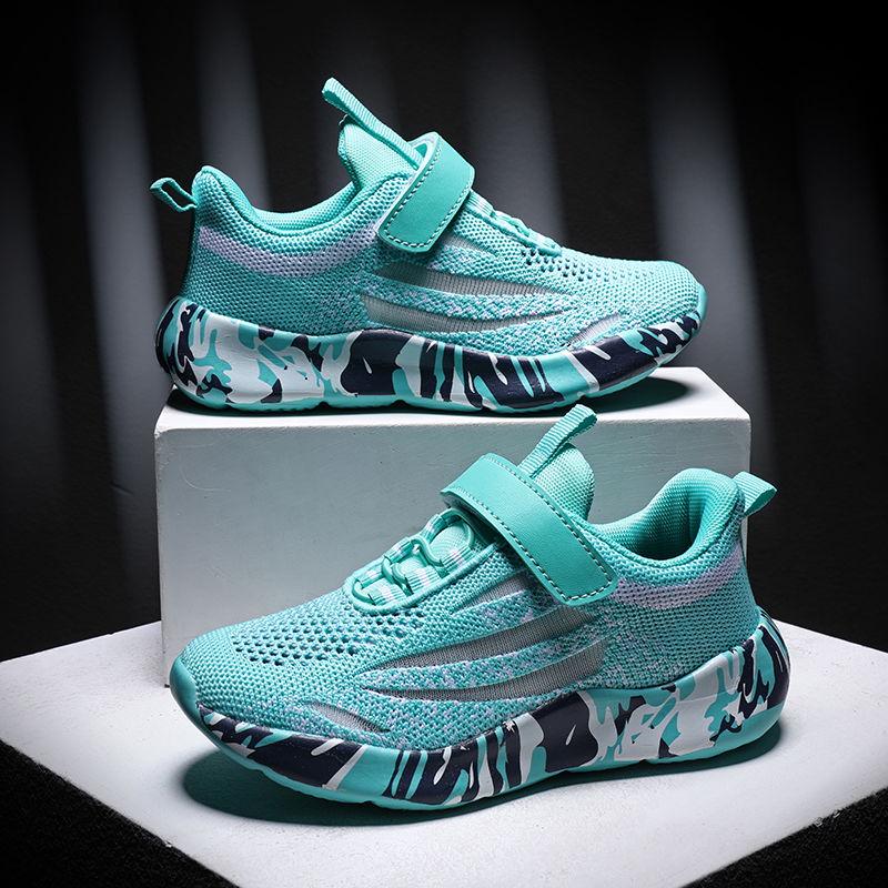 Kids Sport Shoes for Boys Girls Running Shoes Fashion Sneakers Breathable Mesh Children's Tennis Trainers Shoes for Teens