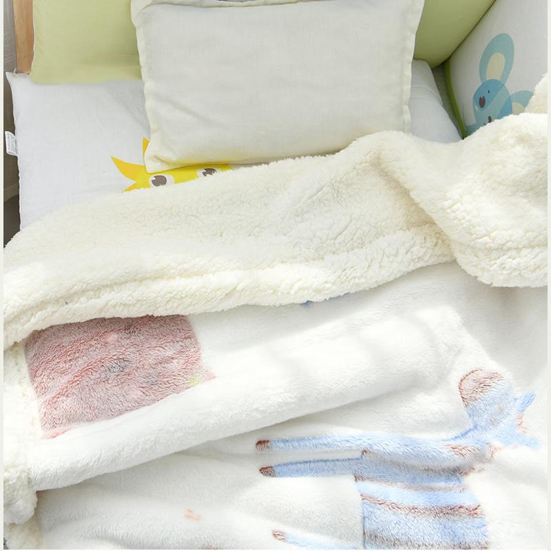 Baby Blanket Double Thickening Winter Newborn Baby Blanket Nursery Blanket Children Quilt Autumn and Winter